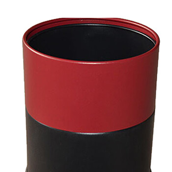 南 GPX-107 南方双色套装垃圾桶 枣红色套黑色 酒店宾馆商用客房不锈钢垃圾桶 居家房间桶 果皮桶