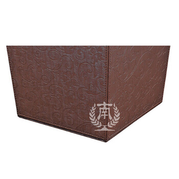 南 GPX-45J 南方套皮房间桶 咖啡色 果皮桶  商用酒店宾馆客房垃圾桶