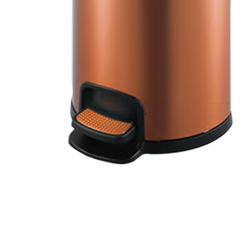 南 SJ8-D01 半圆形脚踏桶  玫瑰金 防指纹 8升容量 果皮桶  商用酒店宾馆客房不锈钢垃圾桶