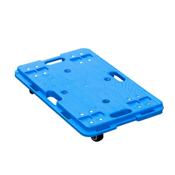 稳斯坦 WST137 塑料乌龟车 万向四轮拼接型搬运物流托盘车4号（795*585*175）