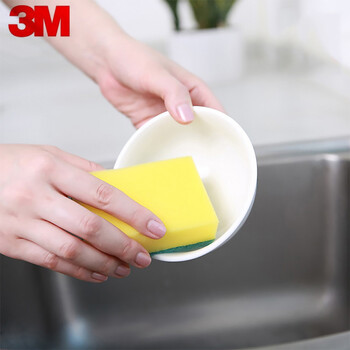 3M 刷碗布百洁布思高G6215海绵百洁布一般厨具经典款5片装XY003857345 1包