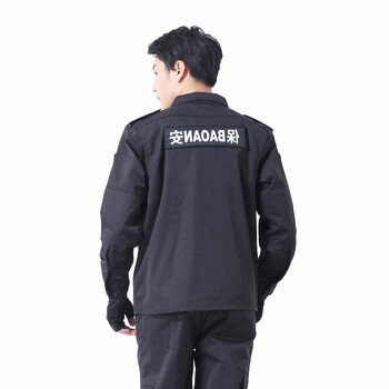 劳保佳 作训服 保安服 工装 斜纹作训套装 上衣裤子+标志+帽子腰带 185 可定制