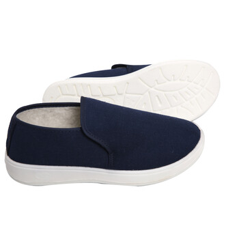 星工(XINGGONG)冬季防静电棉鞋 PVC中巾棉鞋 无尘防尘鞋保暖型 藏青色PVC底41码