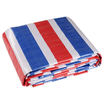 金盛昱（JSY）彩条布 防水布 防雨遮阳塑料布雨篷 规格4*45m/卷 定制