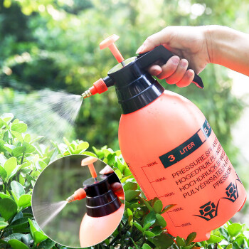 谐晟  橙色园艺工具手持式浇花压力喷雾器 2L 喷壶 1个