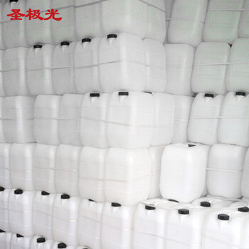 圣极光工厂堆码桶25L手提式带盖密封桶可定制711003工业桶白色扁桶