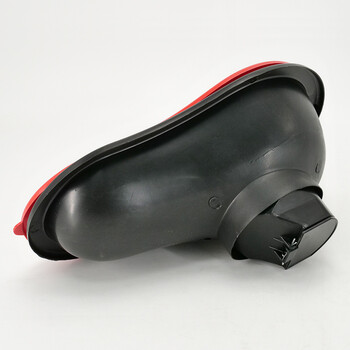 海斯迪克 HKLY-229 装修用临时马桶 应急蹲便器 塑料蹲坑 工地简易大小便池 黑红