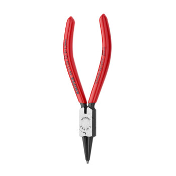 凯尼派克（KNIPEX）44 11 J0 内卡簧钳 8-13mm 抛光 塑料套柄 直头 切割类工具 钢