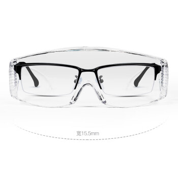 Honeywell霍尼韦尔 100002 35J 透明防雾眼镜 防冲击防风防尘眼镜 可搭配近视眼镜 1付