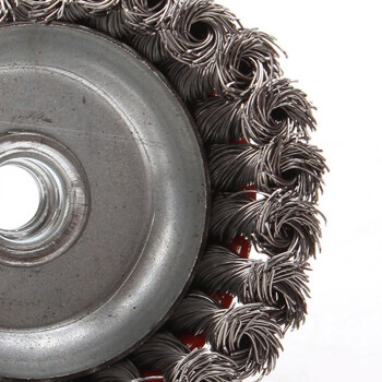 冰禹 BY-6010 角磨扭丝碗型打磨除锈钢丝轮 扭丝轮专用打磨除锈盘型纽丝轮带螺帽 钢丝轮 2.5寸65mm150克m10