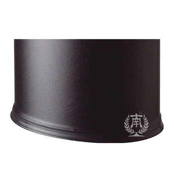 南 GPX-45B 南方椭圆双层垃圾桶 黑色皮纹 商用酒店宾馆客房垃圾桶 房间桶 果皮桶 内桶容量10.33升