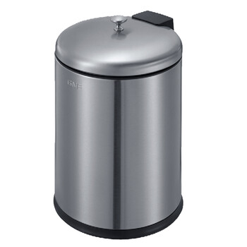 南 GPX-131H 南方圆形茶渣桶 砂银钢 不锈钢茶渣桶茶水收集桶功夫茶渣收集桶茶水收集桶