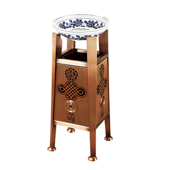南 GPX-173P 宝塔古铜座地烟灰桶 古铜 商场垃圾桶 酒店落地烟灰桶立式果皮桶商场垃圾筒