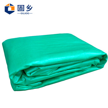 固乡加厚款防雨布 耐用型雨布 雨棚布帆布 PVC防水雨篷布 油布 苫布 彩条布 防晒遮阳雨蓬布【绿色】3*4米