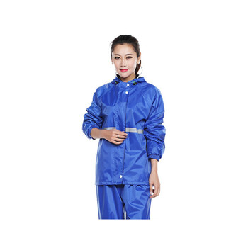 星工（XINGGONG）分体雨衣套装 成人雨衣男女士加厚雨衣雨裤 XXXL码宝码蓝涤丝防WF040