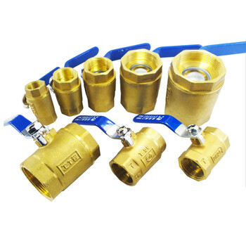 波浩 BOHAO dn15 铜球阀4分阀门6分水阀开关 自来水球阀铜螺纹内丝加厚球阀