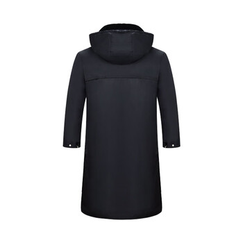 星工（XINGGONG）冬季保安大衣 加厚长款防风防寒多功能劳保棉衣门卫执勤棉服 加厚款165码