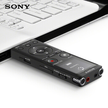 索尼（SONY）录音笔ICD-UX570F 4GB 黑色 智能降噪升级款 专业线性录音棒 商务学习采访支持内录