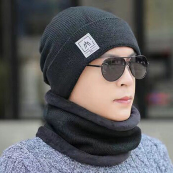 xpmr新品防寒帽子男韩版潮冬季学生百搭毛线帽子加厚加绒棉针织帽户外