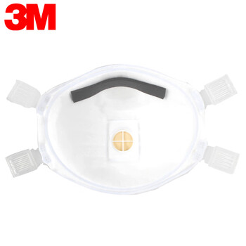 3M 口罩 8512 N95带呼吸阀 焊接用电焊工冶炼金属烟臭氧防尘头戴式防护口罩 定做 1盒(10个)