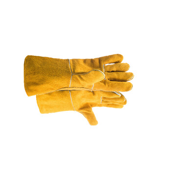 雄星  XXC038 牛皮手套 加长牛皮电焊手套 耐磨  50副以下不发货