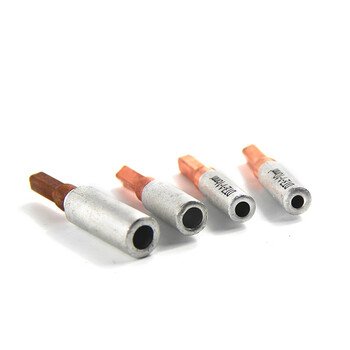 天旭C45铜铝插针空开断路器专用铜铝过渡铜线鼻电表铜铝插针DTZ-35平方 1个