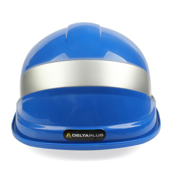 代尔塔（Deltaplus）102018 ABS绝缘安全帽性能1KV-1.5KV 防砸金属喷溅 含下颌带 定做 蓝色 1顶