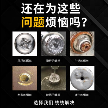 VESSEL威威日本进口拆卸螺丝批头 NEJ-5压坏生锈螺丝取出器 纤细型2支装 适用M5~M6