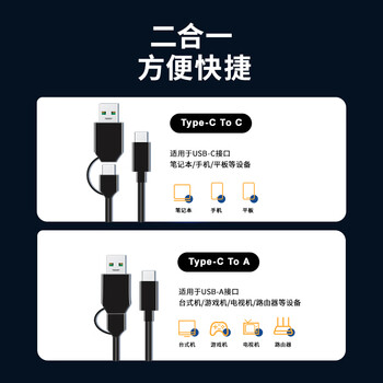 联想(Lenovo)1TB Nvme1000MB/s移动固态硬盘（PSSD）PS9 Type-C USB3.2 双接口手机直连笔记本电脑外接