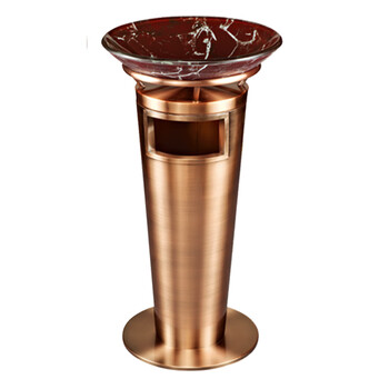 南 GPX-33Q 南方宝鼎座地烟灰桶 古铜 商场垃圾桶 酒店落地烟灰桶立式果皮桶商场垃圾筒