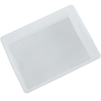 冰禹 BY-2375 加厚塑料物流周转箱 零件盒工具箱收纳箱 410*310*145mm 白色 4#