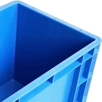 兰诗（LAUTEE）EU4328物流箱 大号长方形周转箱仓储快递收纳箱 蓝色400*300*280