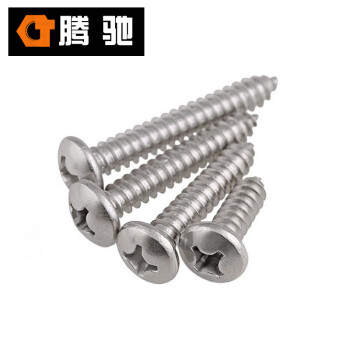 腾驰 CT 304 十字盘头自攻钉 GB845 不锈钢自攻螺丝钉ST4.2系列 ST4.2*19（700支/盒）
