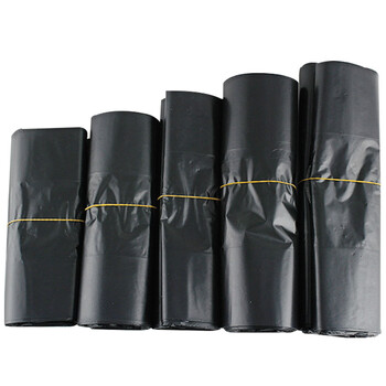 兰诗（LAUTEE）DA4036 手提式加厚塑料袋方便袋超厚水产袋5公斤装 黑色32*58cm【28个】/公斤