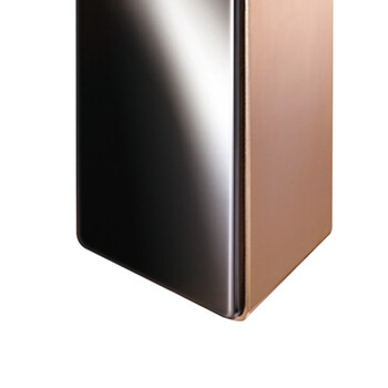 南 GPX-4A 埃丰座地烟灰桶 垃圾桶 酒店宾馆果皮桶带烟灰缸垃圾筒 玫瑰金 内桶容量8升