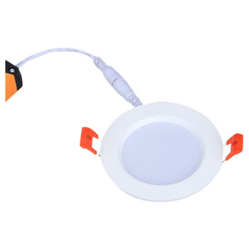 冰禹 BYZM14 LED一体筒灯 简约LED天花灯嵌入式防雾筒灯 3000K暖光 3寸7W