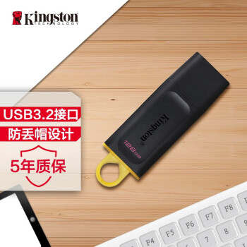 金士顿（Kingston）128GB USB3.2 Gen 1 U盘 DTX 大容量U盘 时尚设计 轻巧便携  学习办公投标电脑车载通用
