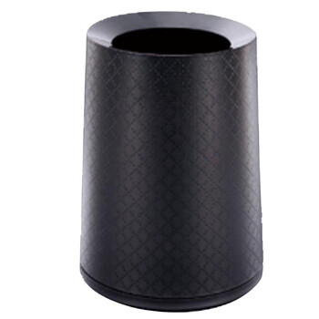 南 GPX-3S 南方塑料锥形房间桶 黑色 锥形房间桶 垃圾桶 酒店宾馆客房果皮桶