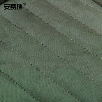 安赛瑞 防寒雷锋帽 冬季东北寒区户外加厚毛绒帽子 防寒加绒护脸帽军绿色(咖啡毛绒) 25576