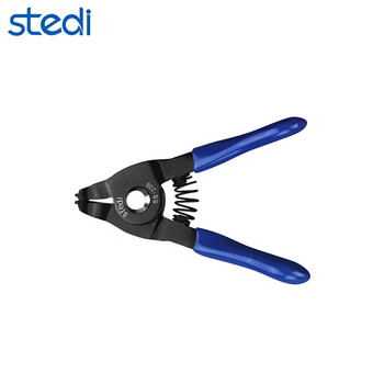 司特力 stedi卡簧钳子进口高碳钢卡簧钳内卡外卡挡圈钳轴用穴用直口卡簧钳子套装 SS-208迷你外弯卡簧钳
