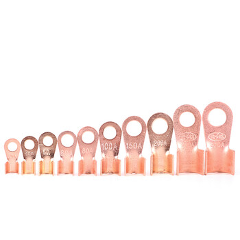 牧栖 开口鼻 铜开口接线鼻 铜鼻子 铜接线耳 铜接线端子150A 30支/包 企业定制