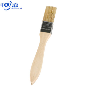 中环力安【高档长毛加厚1.5寸】油漆刷软毛刷子无痕长柄1寸2寸3寸4寸8寸烧烤猪毛刷