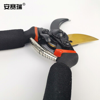 安赛瑞 园林工具修枝剪 园林园艺剪刀树枝剪带安全锁扣 果树绿化修枝剪刀 25002
