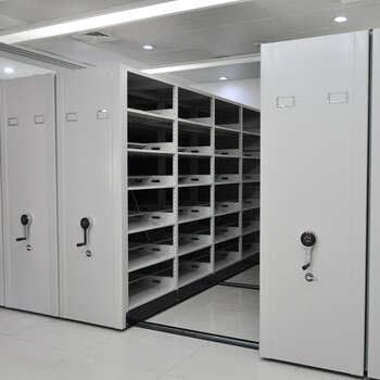 万尊仓储密集架手摇移动密集柜钢制轨道移动货架档案柜一列5组每立方单价 单组尺寸900mm*2300mm*560mm