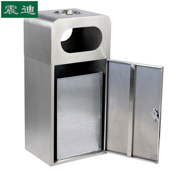 震迪201不锈钢垃圾桶40*32*80cm分类垃圾箱可定制 KT806户外垃圾桶