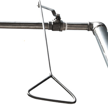 者也（ZYE）复合双口洗眼器 304不锈钢实验室双口紧急挂壁洗眼器冲淋台式洗眼器 ZY157