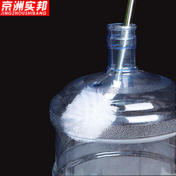 京洲实邦【提桶器3个装颜色随机】长柄桶装水清洁刷ZJ-0242