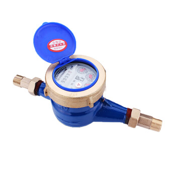 波浩 BOHAO dn25  厂家配件 旋翼式数字机械水表4/6分1寸防偷水铜接头自来水水表 单个价 五个起售