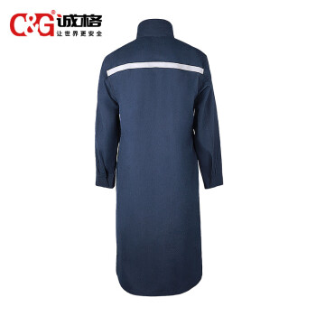 诚格（C&G）40cal防电弧服大袍 ArcPro-Robe1-40 IV级防护 本质阻燃耐高温耐磨 藏青色 XL 5-7天