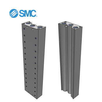 SMC SS5Y7-20-12 5通电磁阀 直接配管型集装式 整块型底板/各自配线 集装式型号 20型12阀 适用SY7000系列